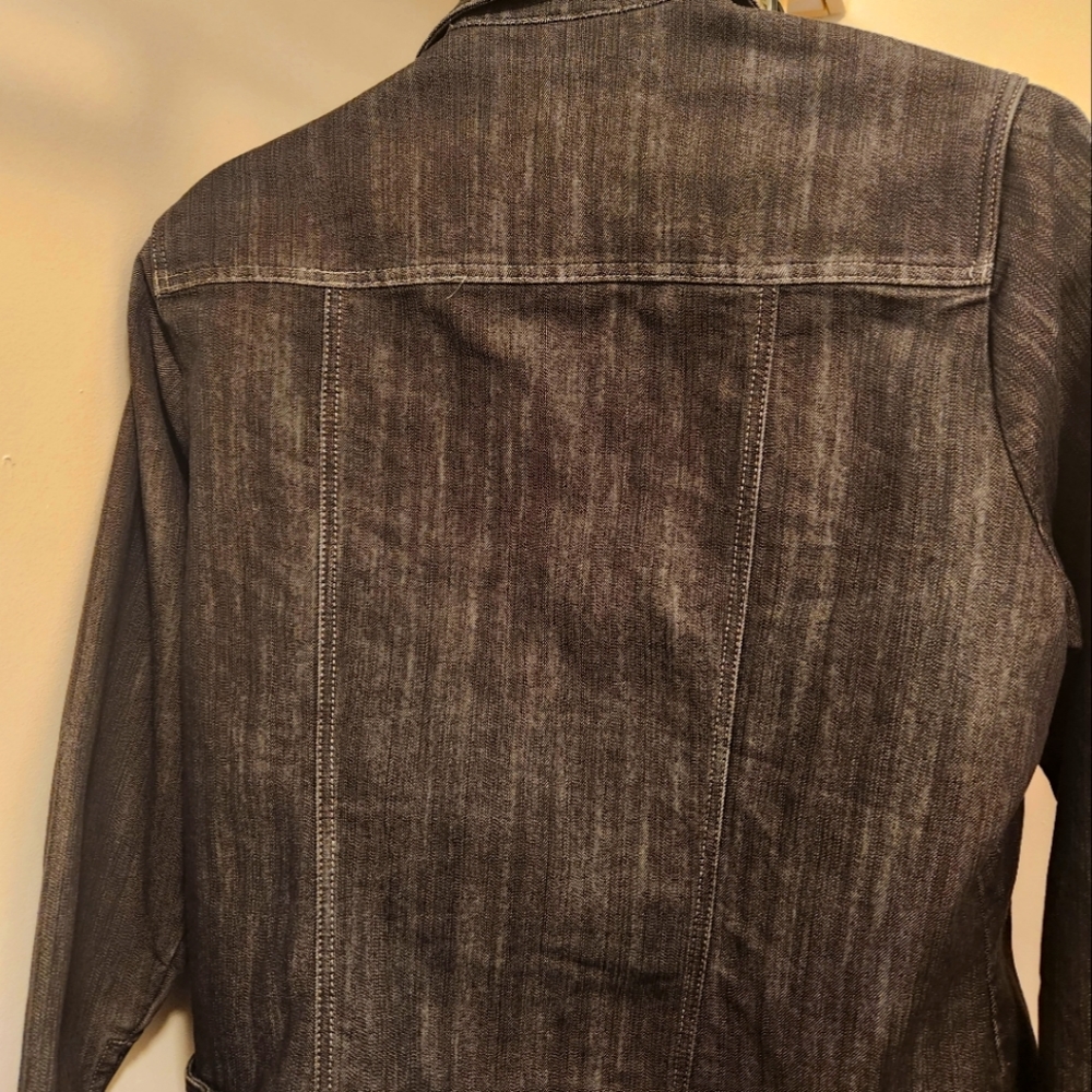 Plus size Ashley Stewart Denim Jacket - Picture 4 of 6